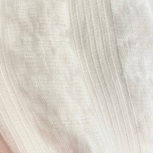 Majorelle New Love White Metallic Lurex Threads Wide Leg Jumpsuit M - Picture 7 of 10